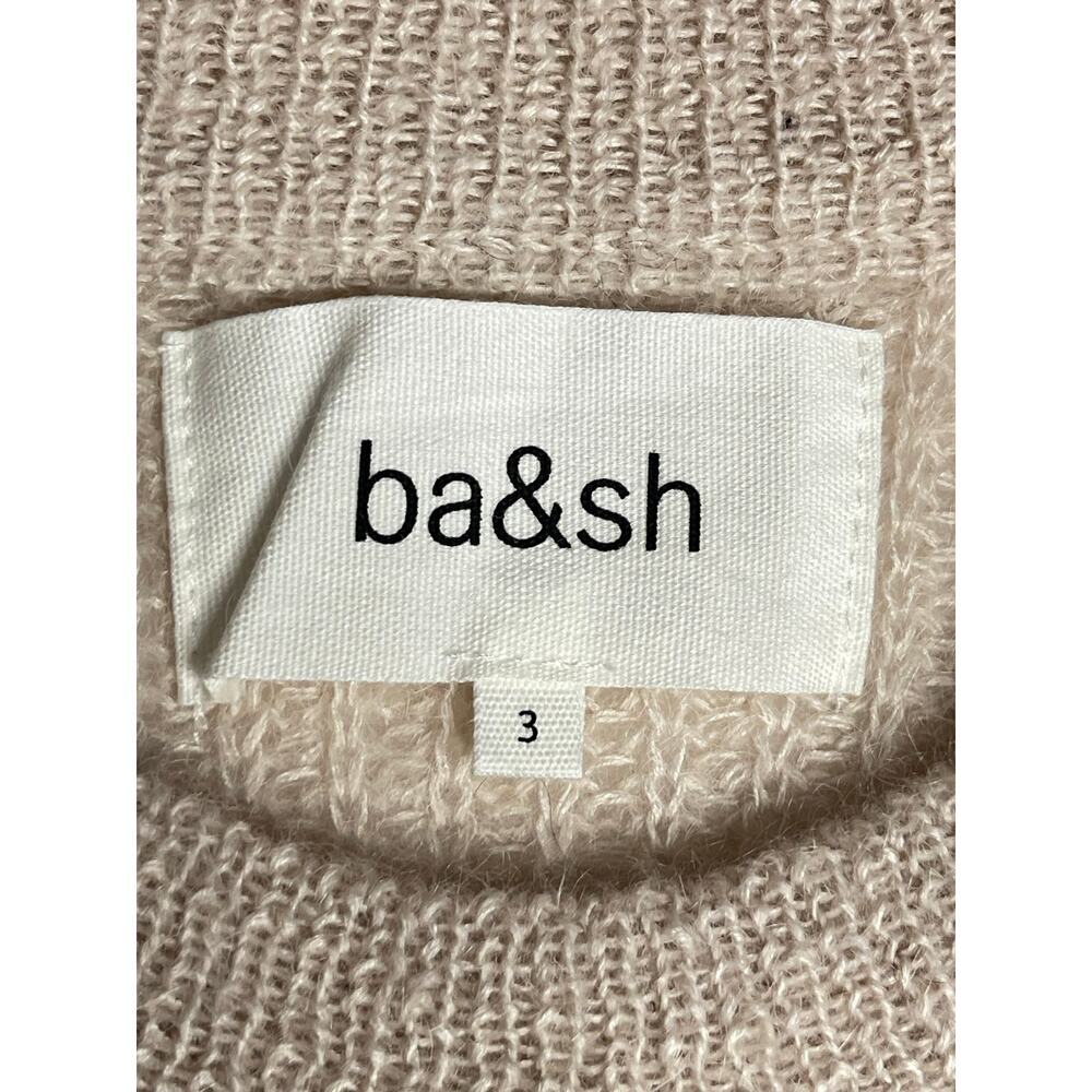 Ba&sh NWT women’s DANY Mohair sweater size 3/L/8 Beige Neutral - Picture 8 of 12